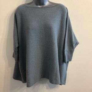 Garnet Hill Batwing Cashmere Sweater, 3/4 Sleeves